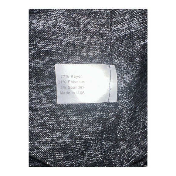 Lane Bryant Black Marled Tunic Dress, Size 12/14 - Picture 5 of 7